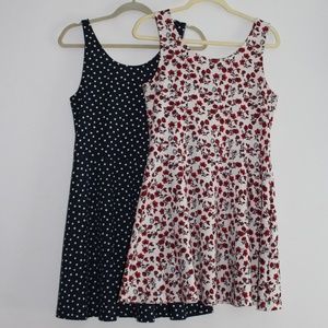 Two H&M Skater Dresses